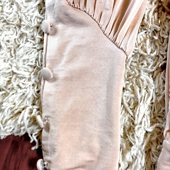 Beautiful Almond Vintage Bebe Top - Picture 2 of 10